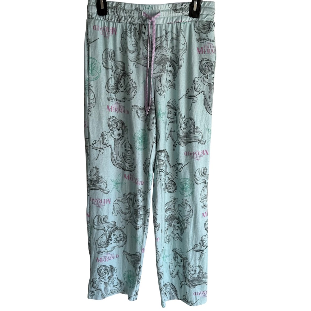 DISNEY PRINCESS Mint Green Ladies Little Mermaid Pajama Pants, S